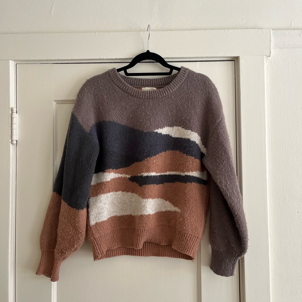 Colorful Abstract Women's Sweater